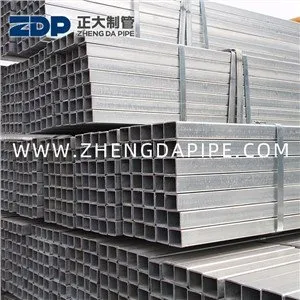 20X40 200X400 GI прямокутні сталеві труби